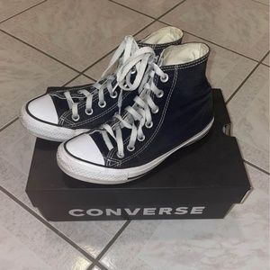 black high top converse